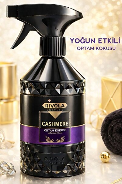 Rivola Cashmere Lüks Yoğun Etkili Ortam Kokusu Kalıcı Oda Ev Ofis Spreyi 500 ML