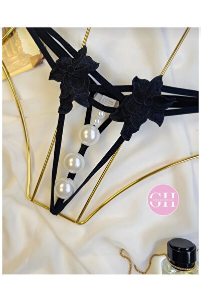 G&H UNDERWEAR Στριγκένιο εσώρουχο με πέρλες (μεγάλη πέρλα)