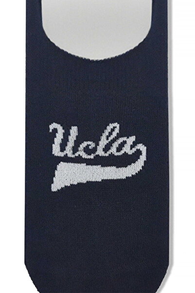 UCLA CARLSBAD 2 PACHET șosete unisex bleumarin cu jacquard, potrivire standard