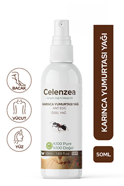 Celenzea Karınca Yumurtası Yağı İstenmeyen Tüyler İçin Tüy İnceltici & Tüy Az...