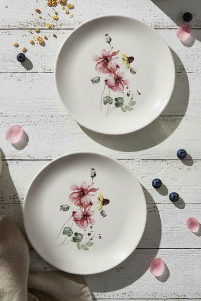 Rakle Darrel Ceramic 4-Piece Cake Plate Set 19 cm