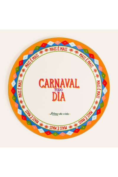 Zsa Zsa Zsu Lublın Porselen Pizza Tabağı 33 Cm Sarı