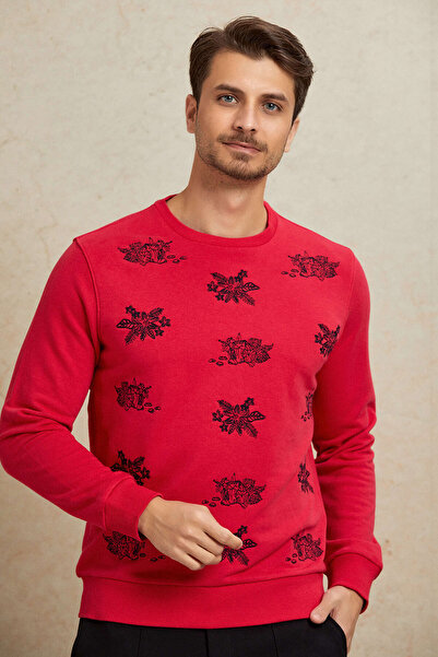 SMILE Riwory Fuchsia 100% Cotton Sweatshirt