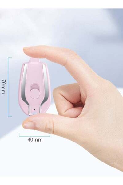 Arabest 1000mAh Mini Power Bank Lightning（Pink）