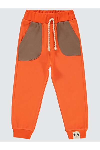 Civil Boys Μαλακό πορτοκαλί παντελόνι για αγόρια 2-5 ετών