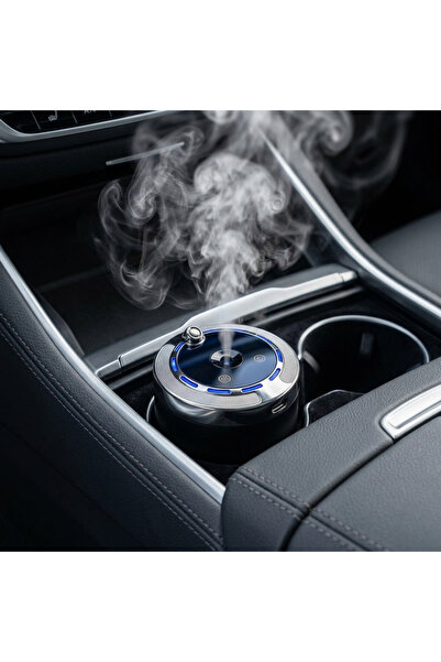 PRIMEDEO Difuzor auto profesional — reîncărcabil, lumini ambientale, proiecție stele, parfum inclus