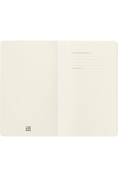 Moleskine Set de 2 blocnotes Volant cu dungi L Boy Orange+Aqua Blue