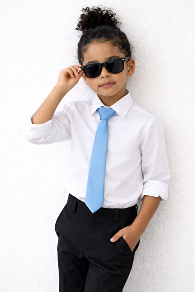 Algitsin O L A Çocuk Kravat Turkaz 1-12 Yaş