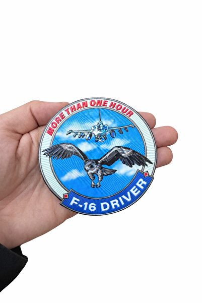 Ö ÖZMERT ASKERİ MALZEME F-16 Uçak Armalı Patch pvc Cırtlı