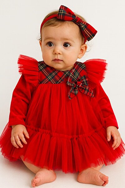 SWEET GRİL فستان طفلة SWT08 شاي