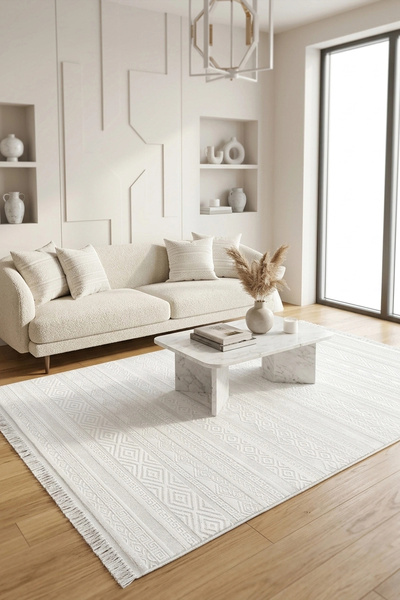 WOOLEN HOME Alessa Koleksiyonu Dayanıklı Yumuşak Dokulu ve Kaliteli Akrilik H...