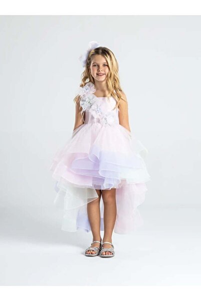 Miss Hely Girls Kids ΚΟΡΙΤΣΙΣΤΙΚΟ ΒΡΑΔΙΝΟ ΦΟΡΕΜΑ ΜΕ ΛΕΠΤΟΜΕΡΕΙΑ ΛΟΥΛΟΥΔΙΩΝ ΣΤ...