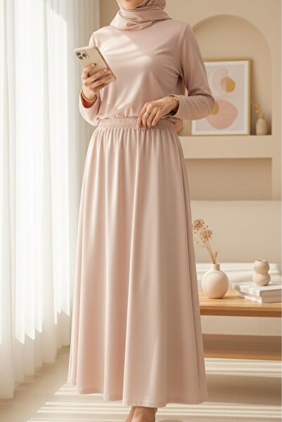 Modamorfo Fustă de bază Araboy Jupon Astar - bej