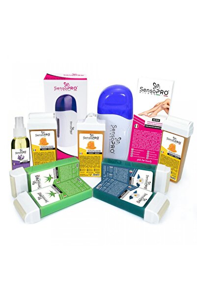 SensoPRO Milano Κιτ αποτρίχωσης Silky Azure + ΔΩΡΟ Στενή εφαρμογή με κερί