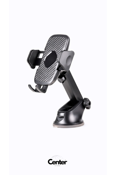 CENTER STORE Araç Içi Uzayan Ayarlanabilir Vantuzlu 360° Açılı Telefon Tutucu...