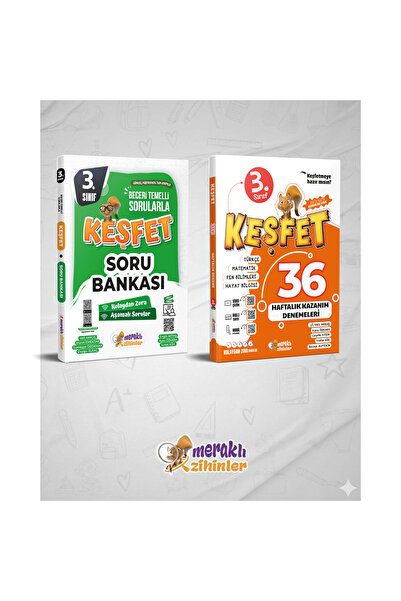 meraklı zihinler 3.SINIF TÜM DERSLER SORU BANKASI+3.SINIF 36 HAFTALIK KAZANIM...