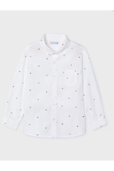 MAYORAL Boys' 4110 Printed Shirt Gkm0064