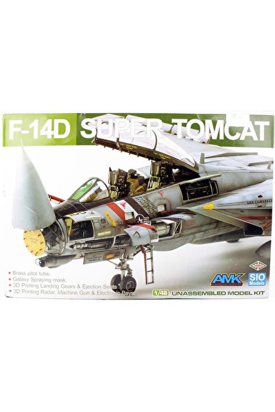 Genel Markalar AMK 48003 1/48 Ölçek, F-14D Super Tomcat (Special Edition-Sio ...