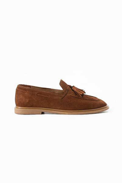 Siena Shoes Velina Γυναικεία Φούντα με Λεπτομέρειες από Γνήσιο Δέρμα Loafer T...