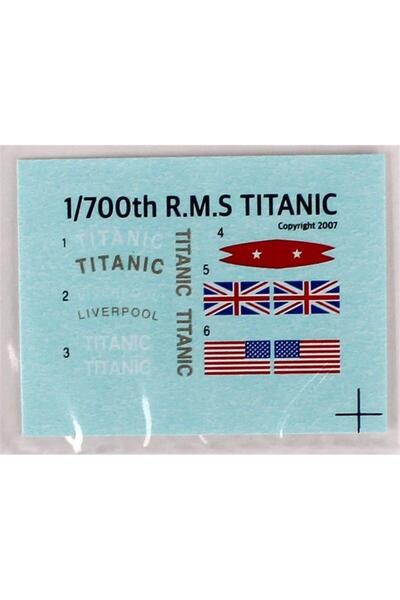 Academy 14214 1/700 Ölçek, R.M.S. Titanik Transatlantik Yolcu Gemisi, Plastik Model Kiti