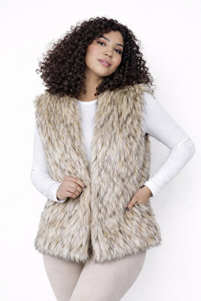 CELİORA STYLE Women's Faux Fur Vest – Lined, Lightweight, Comfortable Fit, Ca...