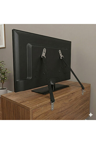 Miningaa 80 εκ. Μεταλλική κεφαλή, λευκά έπιπλα και ζώνη στερέωσης τηλεόρασης ...