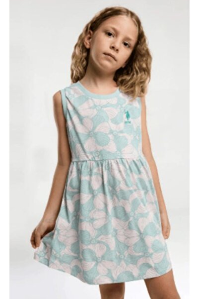 U.S. Polo Assn. ΚΟΡΙΤΣΙΣΤΙΚΟ ΦΟΡΕΜΑ ΜΕ ΣΧΕΔΙΟ ΛΟΥΛΟΥΔΙΩΝ 2075 GKP0117