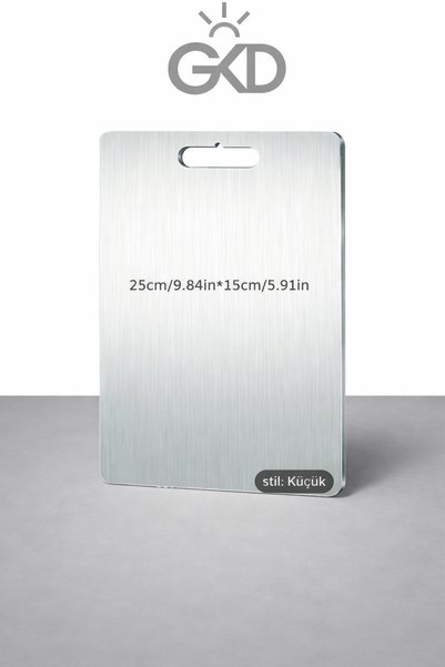 Güneş Krom Dekorasyon Gkd 2Pcs Top Quality Stainless Steel Cutting Board Hygienic, Durable Professional Kitchen Quality