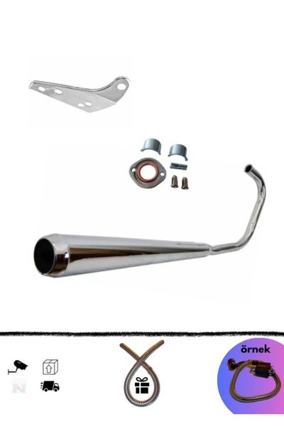 NCR CG Çita Sesli OOH Egzoz+Egzoz Bağlantı Flanş Takımı(Hdiye stcker)