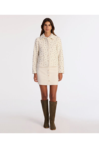 Yargıcı Cropped Crew Neck Long Sleeve Jacket