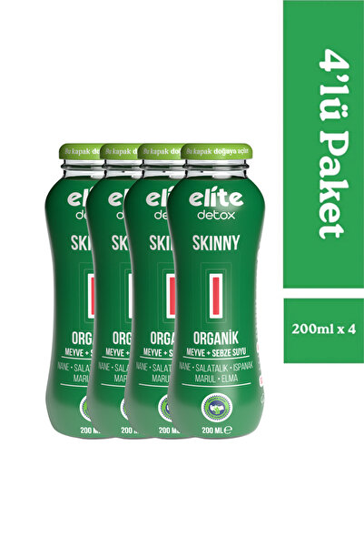 Elite Naturel Organik Skinny 4lü Paket