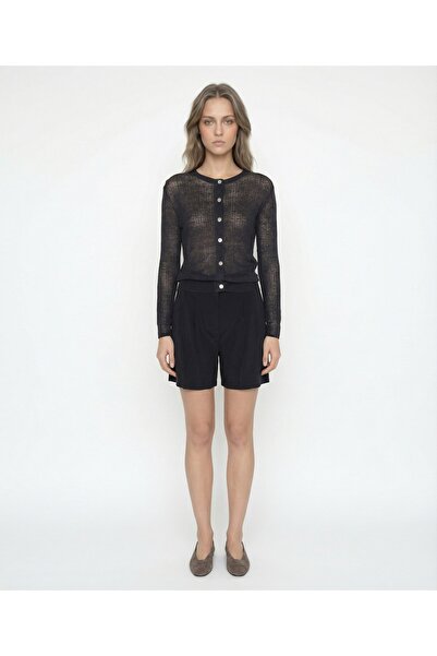 Yargıcı Regular Crew Neck Long Sleeve Cardigan