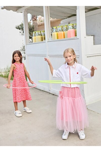 Panço KIZ ÇOCUK FLOWER GIRL TÜL ETEK GKPN0405