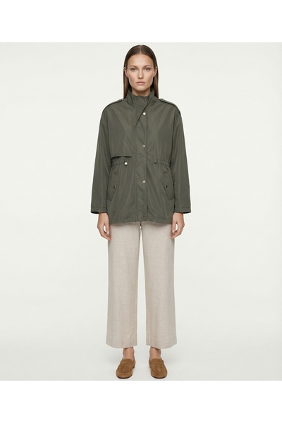 Yargıcı Regular Dik Yaka Uzun Kol Pardösü