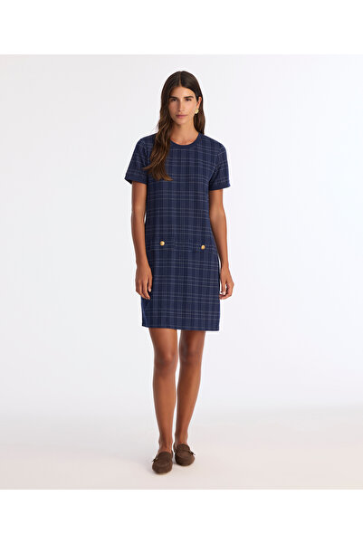 Yargıcı Tight Crew Neck Short Sleeve Dress