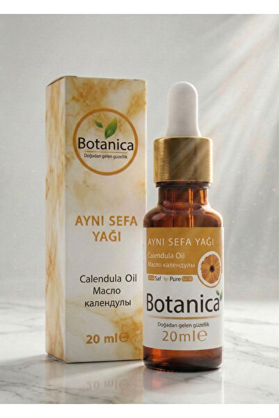 botanica زيت الآذريون الفاخر (كاليندولا) 20 مل - مقوي للحاجز الواقي للبشرة ال...