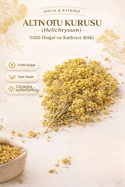 Aktarzane Altınotu Altınbaşak, Sarı Çiçek, Ölmez Çiçek 500gr