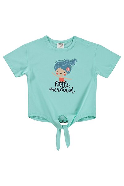 Civil Baby Μπλουζάκι με στάμπα Μικρή Γοργόνα και κορδόνια για 6-18 μήνες - Πρ...