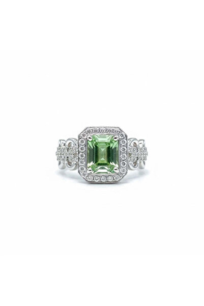 Pursehuit Inel de culoare argintie, solid, cu pietre de zirconiu, Rianne C17 ...