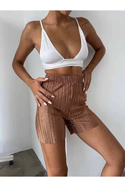 HerTon Piliseli Biker Σορτς Μποέμ Καλοκαιρινό Άνετο Σορτς