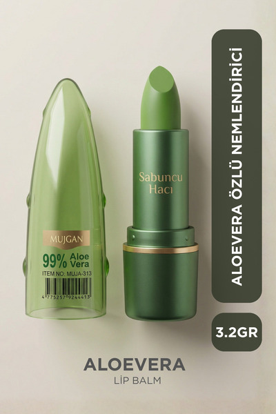 Sabuncu Hacı Aloe Vera Jel Sihirli Ruj – Dudak Nemlendirici ve Doğal Renk Ver...