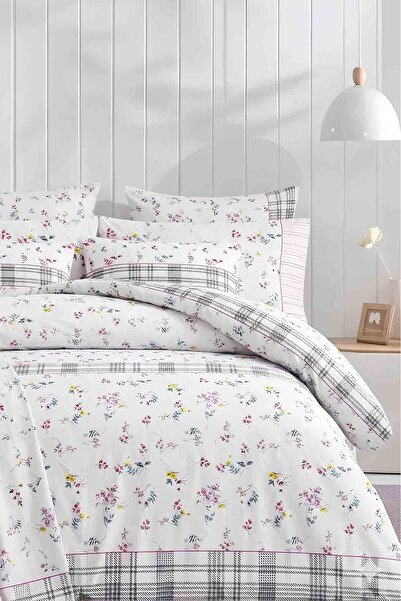 İQON Σετ Παπλωματοθήκη Μονό με Εφαρμοσμένο Σεντόνι CHITIR WHITE