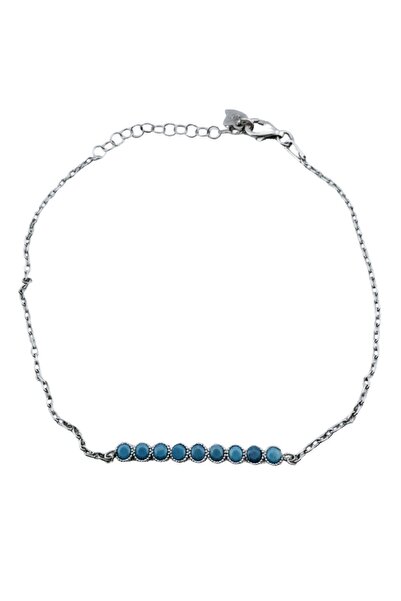 Flippy 925 Silver Tennis Bracelet with 9 Stones, 2 g, Jolie Silver