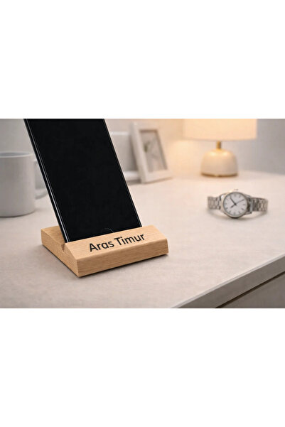 Outdoor One Kişiye Özel Ahşap Telefon Tutucu TT-30-O