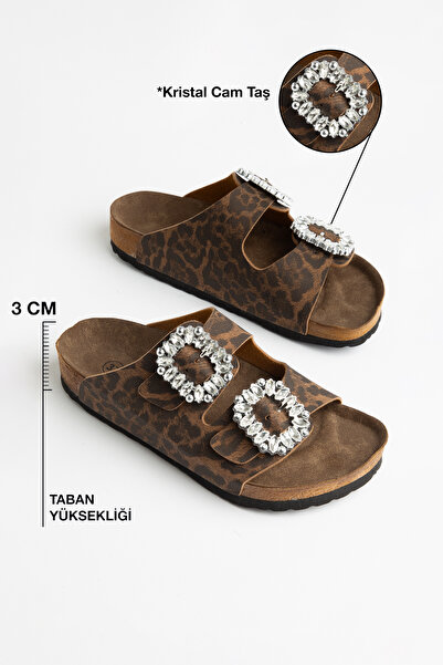 Sabella Moda Παντόφλες Ορθοπεδική σόλα Πλήρους εφαρμογής με υλικό δέρματος ST...