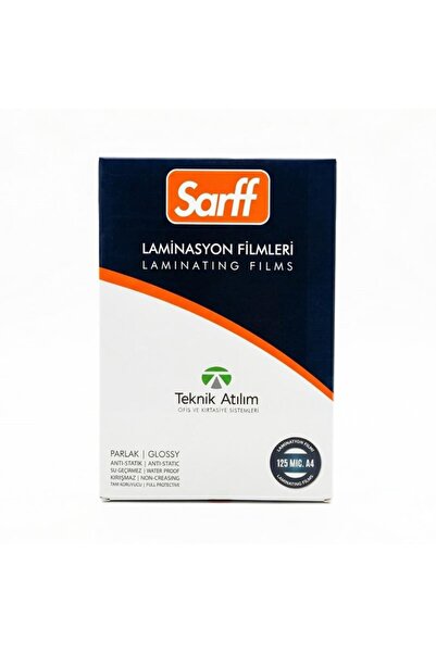 SARFF 125 Mikron PVC Laminasyon Filmi A4 100’lü Paket