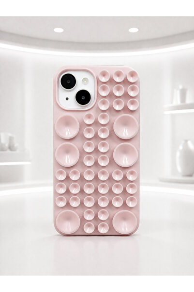 CAMCI Sadece İPhone 15 PLUS Uyumlu Kendiliğinden Vantuzlu Yeni Sezon Tarz ve ...