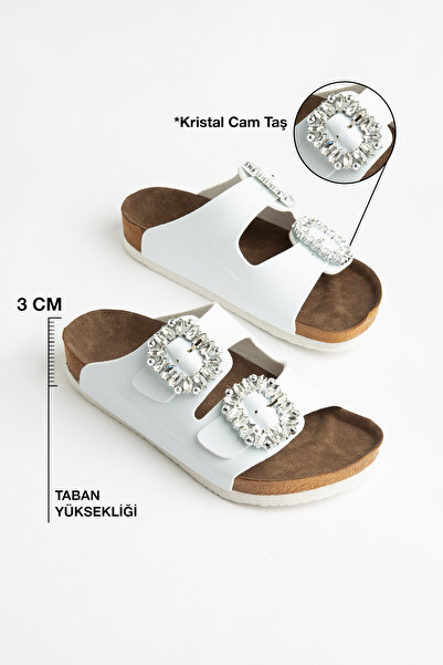 romamod παντόφλες Ορθοπεδική σόλα Πλήρους εφαρμογής Υλικό δέρματος με ΠΕΤΡΙΝΗ...