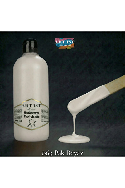 ART IST Multisurfaces 500ml Su Bazlı Akrilik Boya - 069 PAK BEYAZ