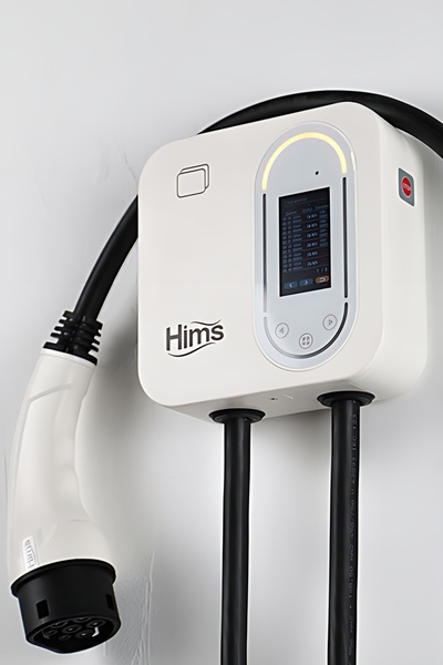 Hims HCDKB-22 22kW Tip 2 Soketli 5m Kablolu Beyaz Smart Elektrikli Araç Şarj İstasyonu